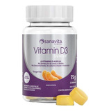 Vitamina D3 Gummy 30 Gomas - Sanavita Sabor Tangerina