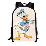 Mochila Escolar Con Estampado De Pato Donald De Factory Spot