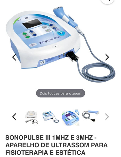 Ultrassom Sonopulse Iii Fisioterapia E Estética (usado)