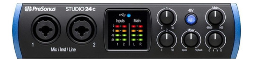 Interface De Áudio Presonus Studio 24c