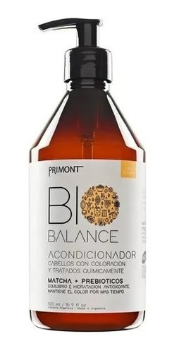 Acondicionador Bio Balance Matcha Y Prebioticos -primont 