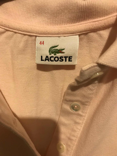 Remera Sin Mangas Lacoste Mujer Usada