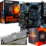 Kit Upgrade Gamer Ddr4 - Ryzen 7 1700 + Placa Mãe + 32gb Ram