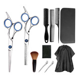 Kit De Peluquería 13 Pcs Tijeras De Barbero Profesionales De