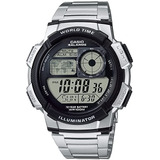 Reloj Digital Plateado Ae1000wd-1avcf Para Hombre De Casio