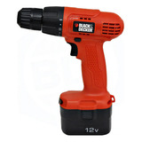 Atornillador Taladro Inalámbrico Black & Decker Cd121k 12v Color Naranja