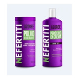 Kit Polvo Decolorante Nefertiti 600gr + Peroxido 30vol