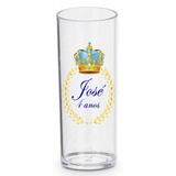 30 Copo Long Drink Lembrancinha Personalizada Coroa Realeza
