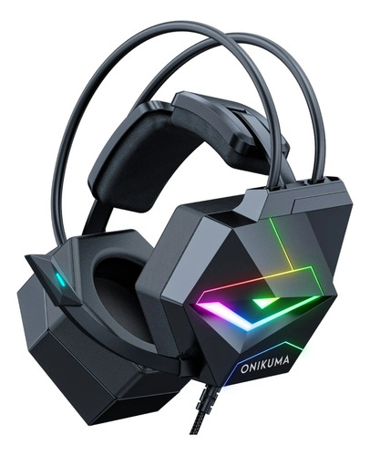 Headset Gamer Profissional Onikuma X20 Rgb Preto