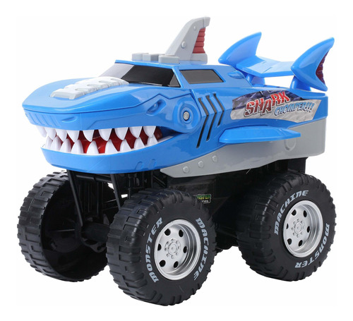 Potente Tiburón Chomper Monster Truck, Funciona Con Pilas Pa
