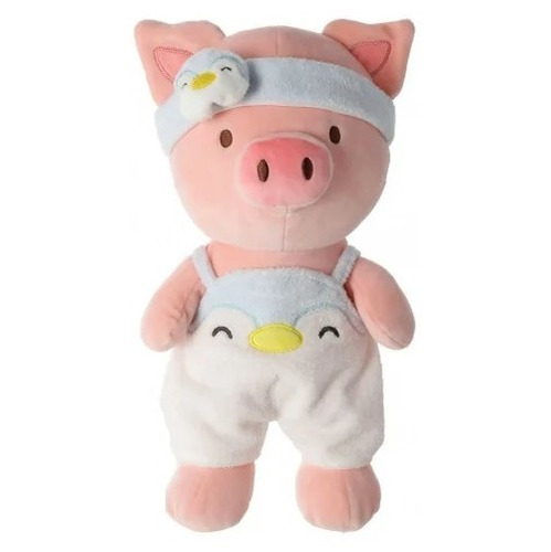 Cerdito Disfrazado Pinguino Panda Gato 30cm Ultrasuav Miniso