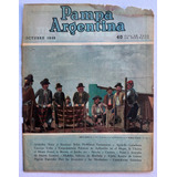 Revista Pampa Argentina Molina Campos Solo Tapa Oct 1946