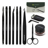 Gloriapelo Juego De Brochas De Cejas  Kit De Brochas De Maqu