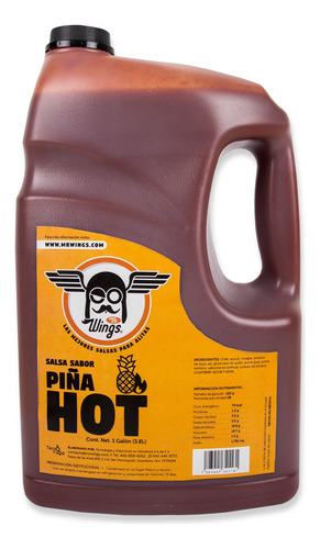 Salsa Picante Piña Hot Para Alitas 3.8 L Al Mejor Precio