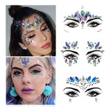 3 Sets Strass Autoadhesivos Gemas Faciales Cara Gemas Brillo