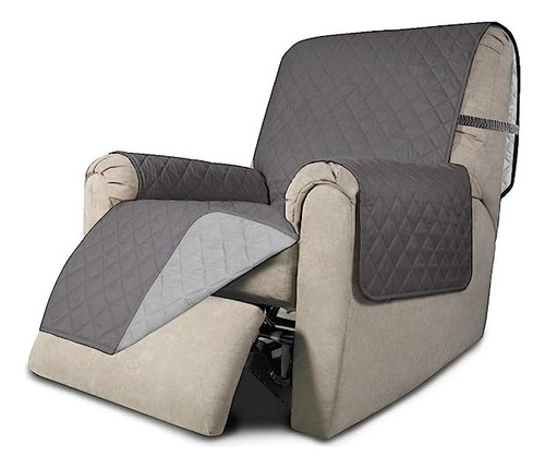 Funda Sillon Easy-going Reclinable Reversible Color Gris