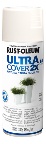 Pintura Aerosol Ultra Cover 2x 420 Ml / 340 Gr. Rust Oleum