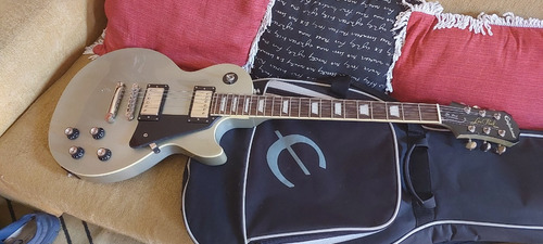 EpiPhone Les Paul Standard Limited Edition Tv Silver Top