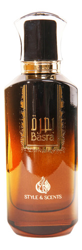 Perfume Árabe Masculino Basra Edp 100ml Style & Scents Para Homens Fortes E Marcantes Excelente Projeção Fixa Por No Mínimo 12h Cheiro De Homem Rico