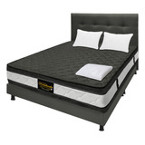 Combo Resortado King Marshall + Base Cama + Cabecero + Obseq