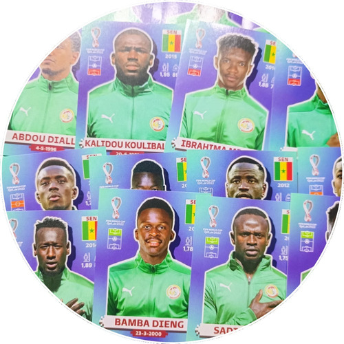 Senegal - Lamina Original Álbum Mundial Qatar 2022