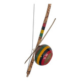 Berimbau Infantil Pintura Queimado Com Dobrão,  De 120cm, 