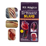 Kit Slug Maquiagem Massa + Sangue + Queimadura Original