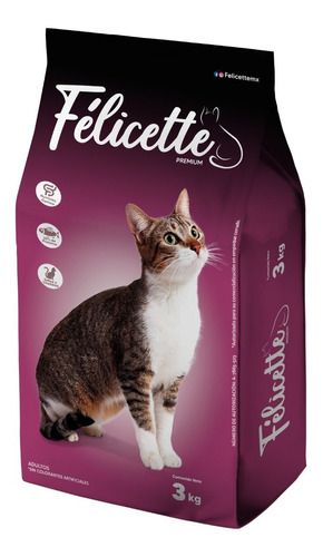 Félicette Croquetas Para Gatos Adultos, 3 Kg