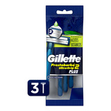 Máquina De Afeitar Gillette Prestobarba Ultragrip Plus 3 U