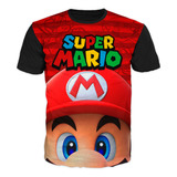 Camiseta De Videojuego Mario Bros Para Niños