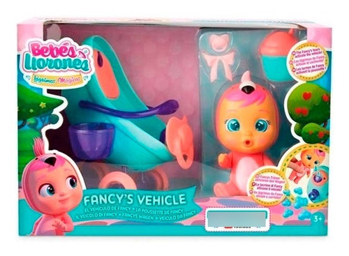 Cry Babies Magic Tears Fancy´s Vehicle Con Luz Original 