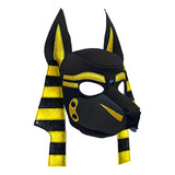 Máscara Perro Puppy Play Dios Egipcio Anubis  Similneoprene