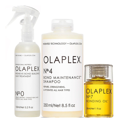Kit Olaplex Shamp+oleo+trat #0 - mL a $1500