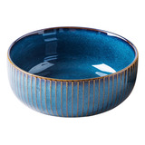 Plato Porcelana 1 Pieza 20 Cm Azul 3897809