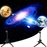 Lámpara Led De Proyección De Luna Y Tierra, Proyector 3d De