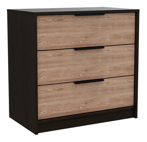 Mueble Comoda Ares 3 Cajones Wengue / Miel