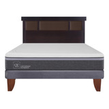 Cama Europea Ortopedic Advance 2pl Respaldo New Dublin Choc