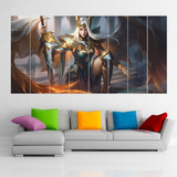 Cuadro Poliptico Kayle League Of Legends Art Xxl 192x100cm