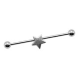 Piercing Industrial Oreja Bbies 1,6x38x5  Acero Quirurg 1un