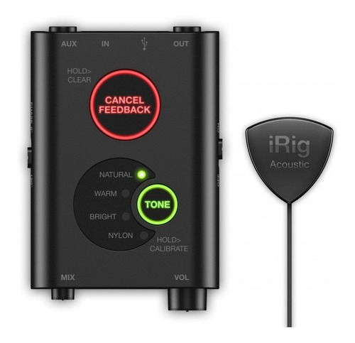 Ik Multimedia Irig Acoustic Stage Micrófono Para Guitarra