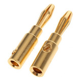 2 X 2x Conector Enchufe De Plátano Adaptador De 4mm,