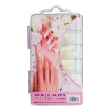 Unhas Tips Sorriso Curvatura C 100 Unidades Alongamento Gel