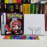 Pokémon Ruby - Box Do Jogo (game Boy Advance)