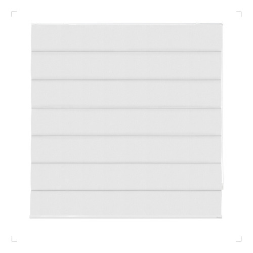 Cortina Persiana Romana Blackout L 1,80m X 1,50m A Blecaute Cor Tóquio 01 (branco)