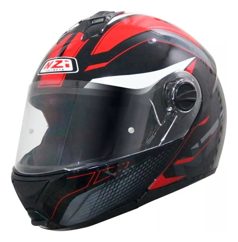 Casco Moto Nzi Rebatible Flippy Fighter Cuota Devotobikes