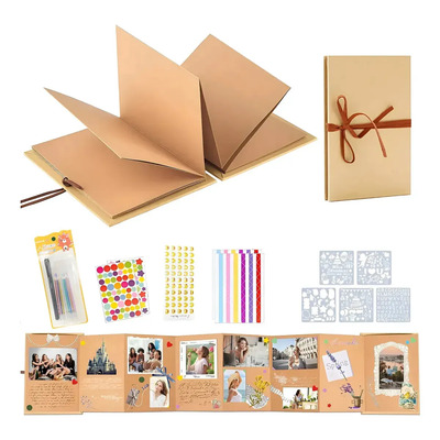 Álbum Fotos DIY Plegable Estilo Acordeón FELIZCOMPRA Kraft Caqui 18 Páginas | MercadoLibre