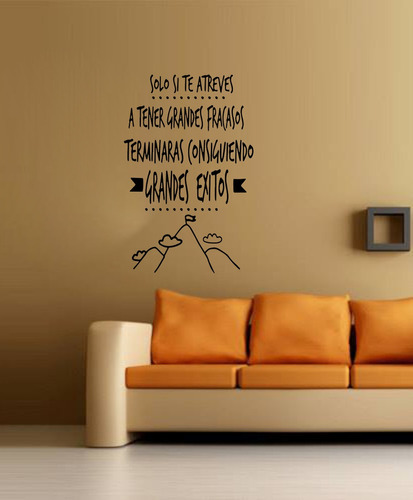 Vinilo Pared Frases 5 Decoración Wall Stickers