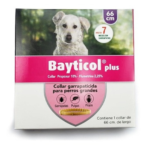 Collar Bayticol Bayer 66 Cms Antipulgas Y Garrapatas 