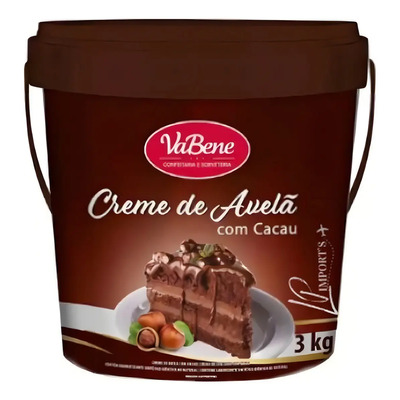 Creme De Avelã Com Cacau 3kg Vabene - Food Service | Parcelamento sem juros