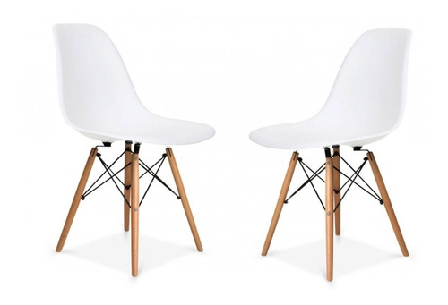 Sillas Eames Blancas Comedor Modernas Pack 2 Ct